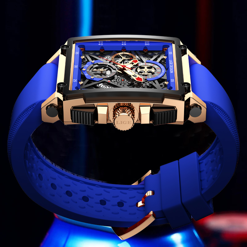Luxury Watch Hublot - Montre carrée pour homme LIGE, design