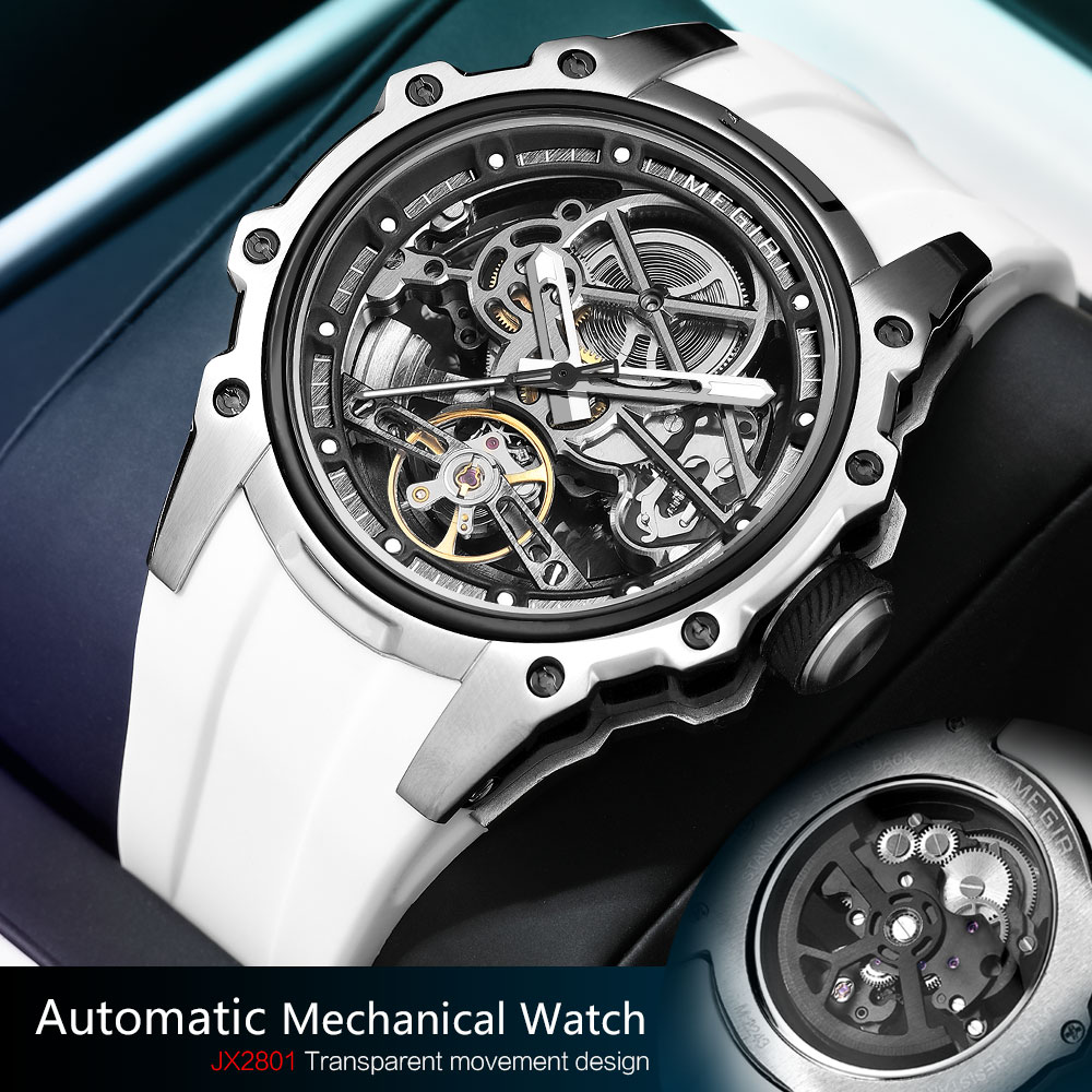 Luxury Watch Hublot - MEGIR-Montre-bracelet mécanique automatique pour homme, boîtier