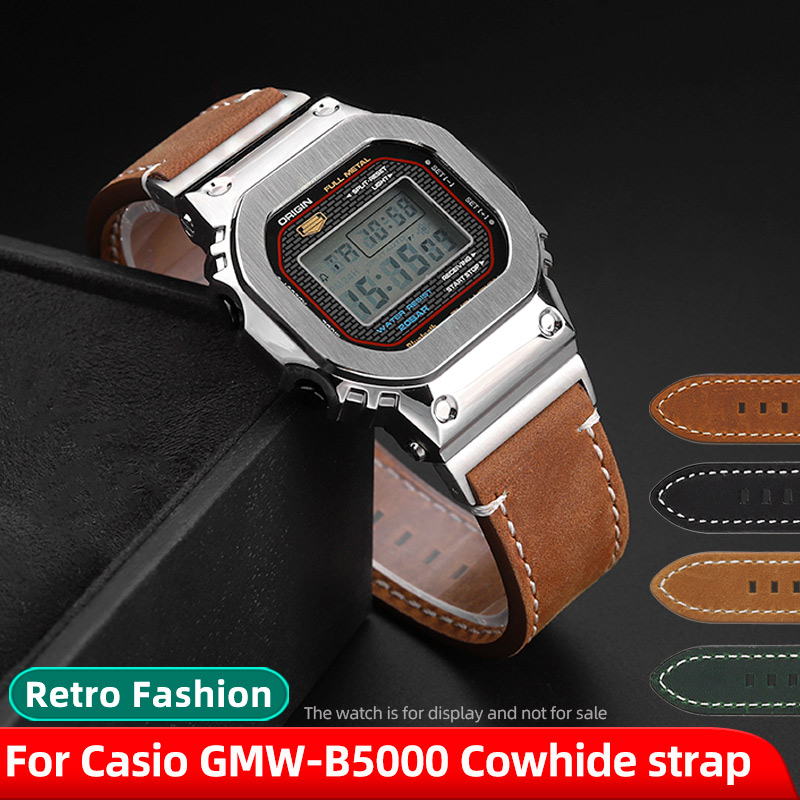 Luxury Watch Casio - GMW-B5000 Bracelet en peau de vache