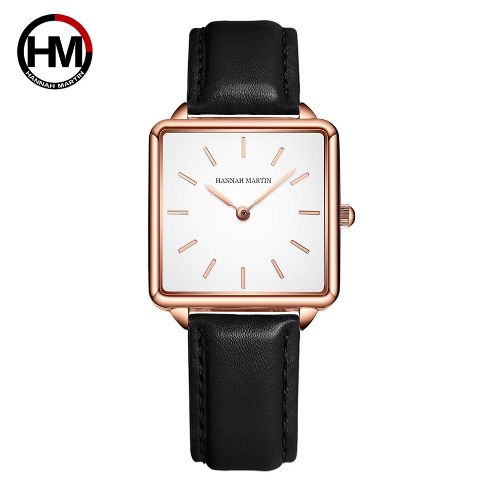 Luxury Watch Index - Bracelet en cuir véritable Japon Quartz