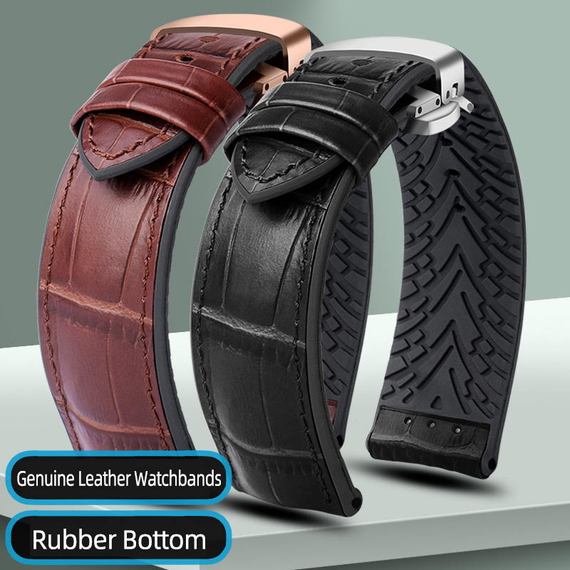 Luxury Watch Jaeger Lecoultre - Bracelets de montre en cuir véritable