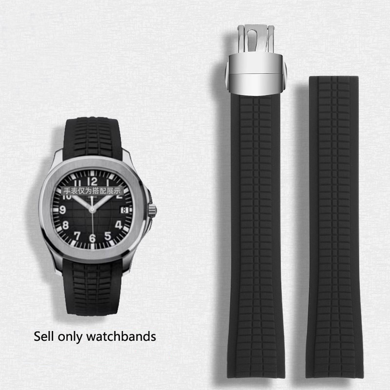 Luxury Watch Patek Philippe - Bracelet de montre en caoutchouc souple