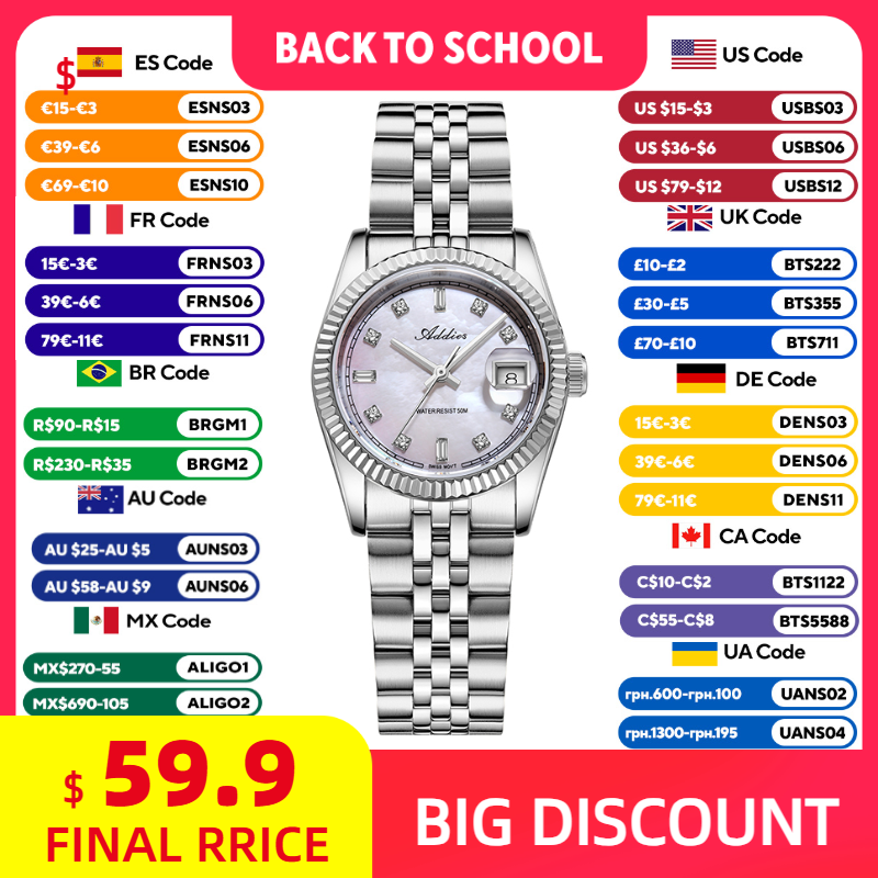 Luxury Watch In Usa - ADDIES – montre à Quartz pour