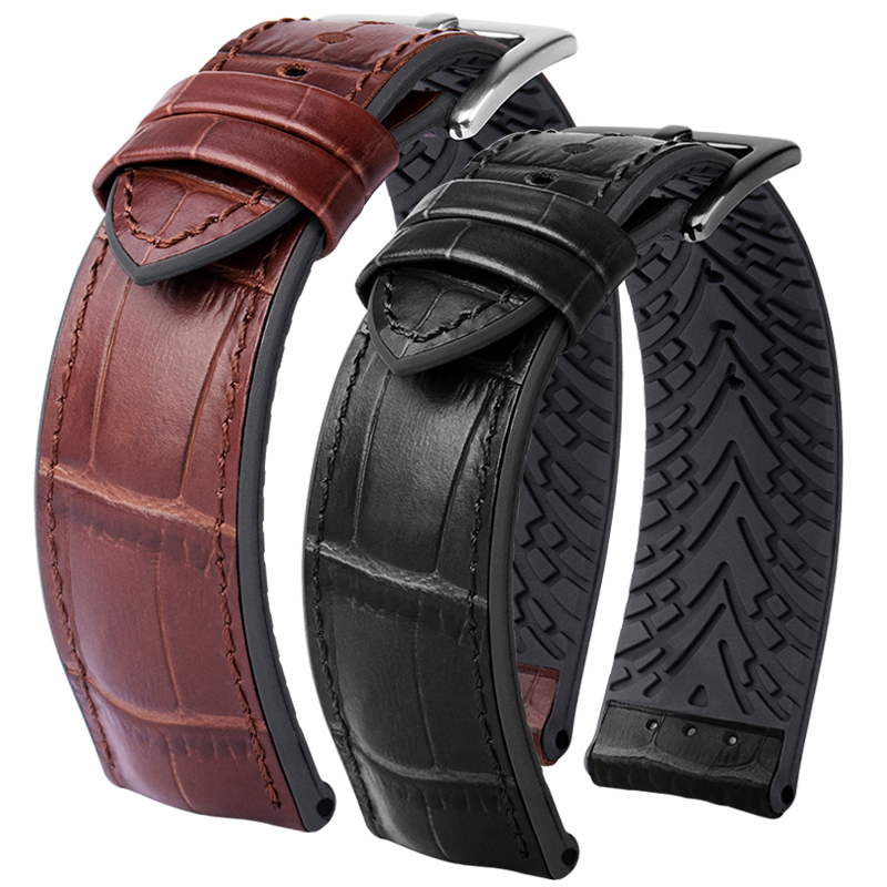 Bracelet de montre en cuir vér - Luxury Watch Jaeger Lecoultre avis et prix