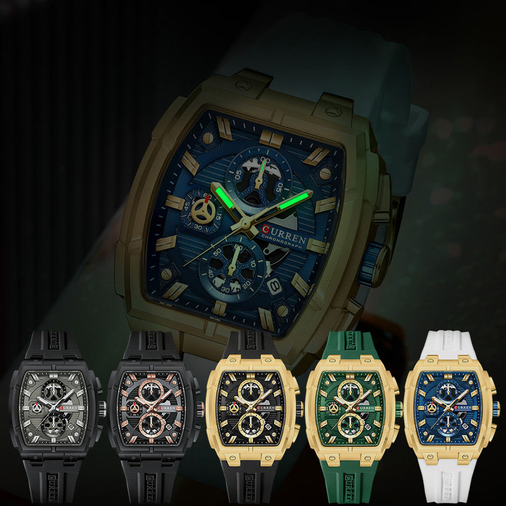 Montre vintage de luxe CURREN  - Luxury Watch Strap avis et prix