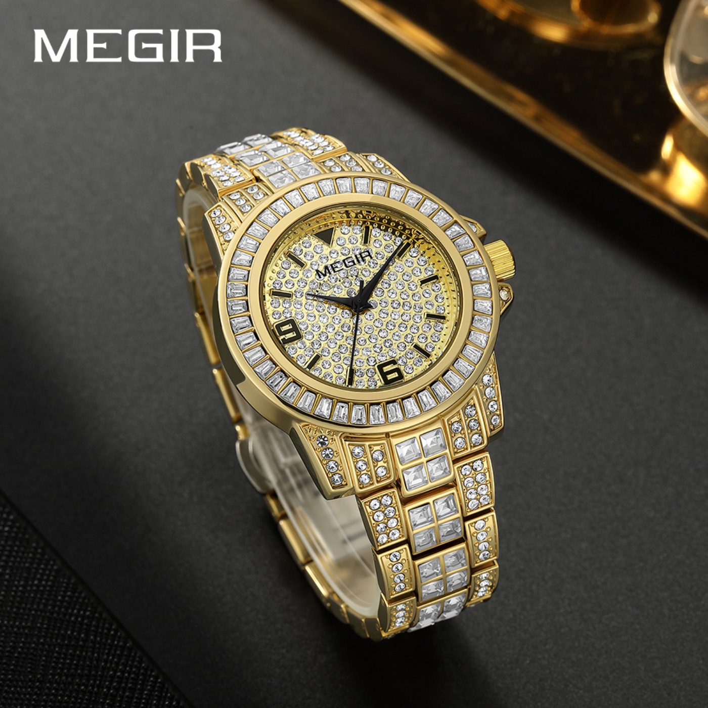 Montres de luxe MEGIR avec dia - Luxury Watch Strap avis et prix