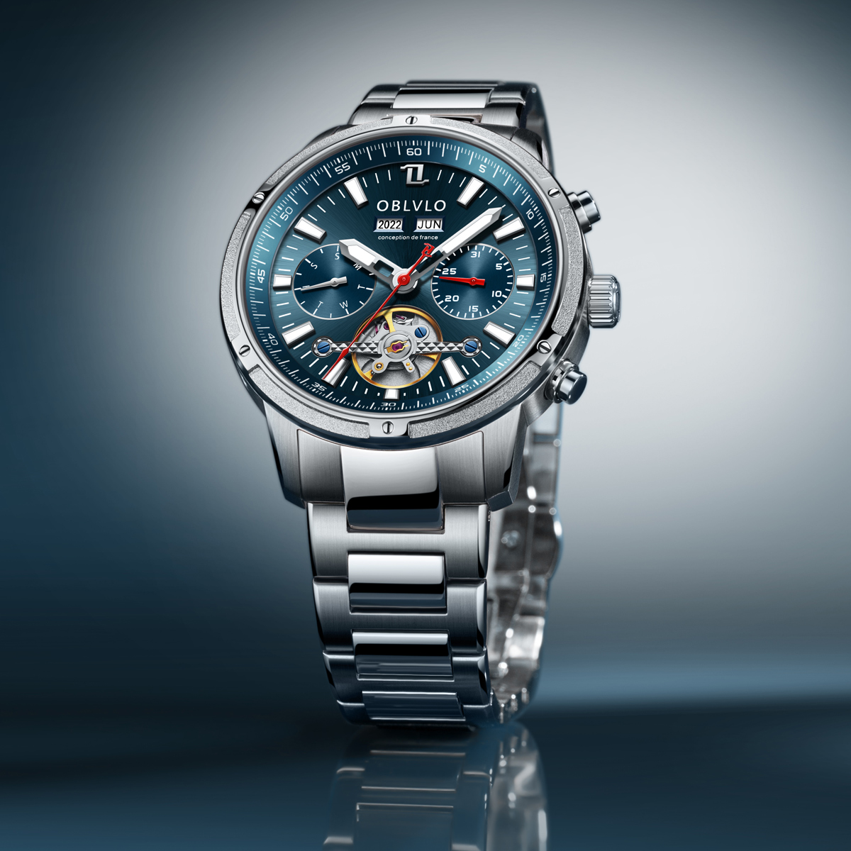 OBLVLO Hommes Montre Automatiq - Cartier Watch Tank avis et prix