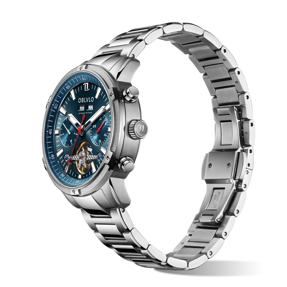 OBLVLO Hommes Montre Automatiq - Cartier Watch Tank avis et prix