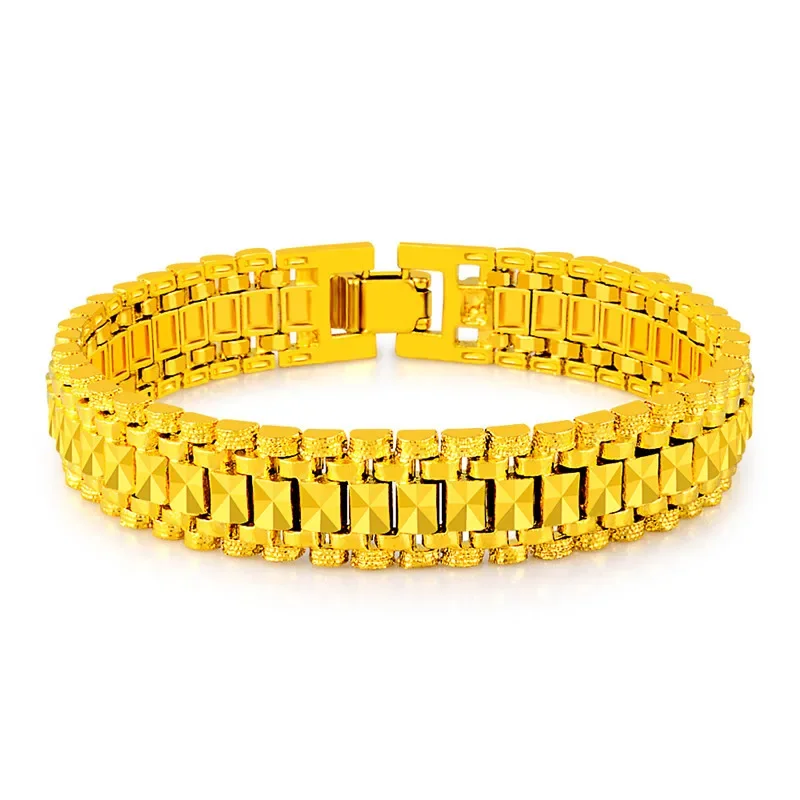 Bracelet de montre large en or - Luxury Watch Service avis et prix