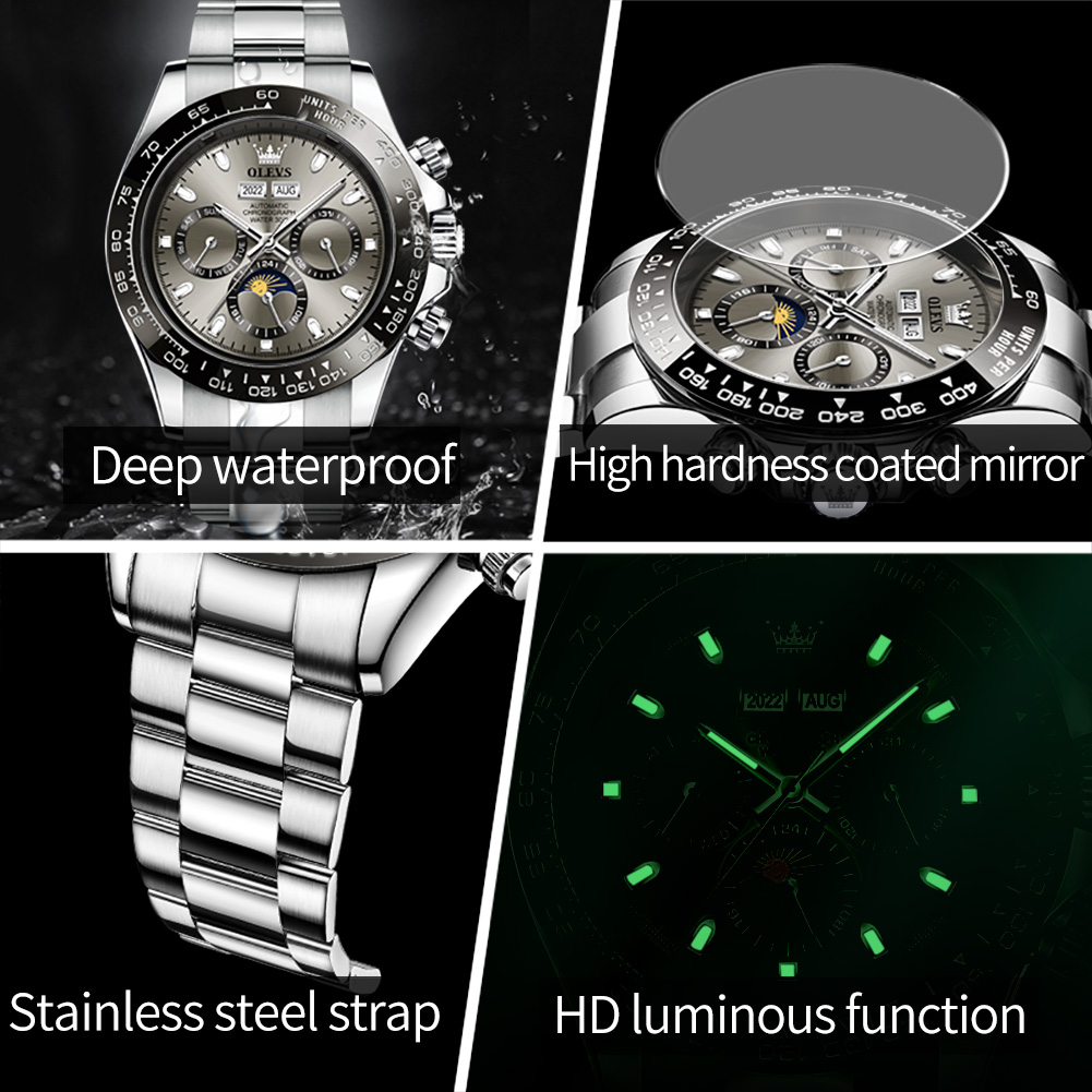 OLEVS 6654 montre de luxe pour - Cartier Watch Tank avis et prix