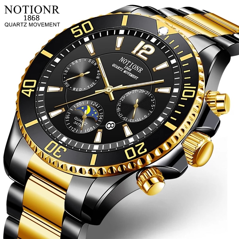 Montre à quartz en acier inoxy - Luxury Watch Strap avis et prix