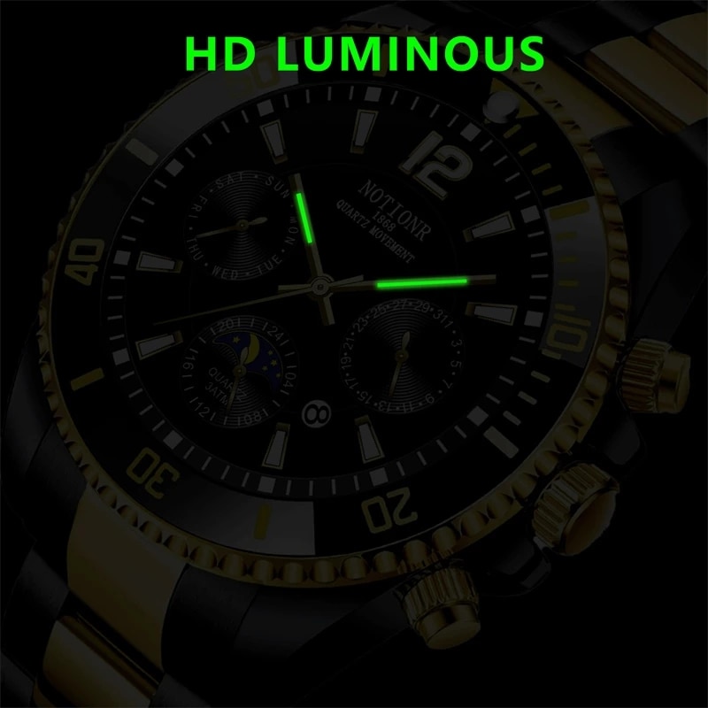 Montre à quartz en acier inoxy - Luxury Watch Strap avis et prix