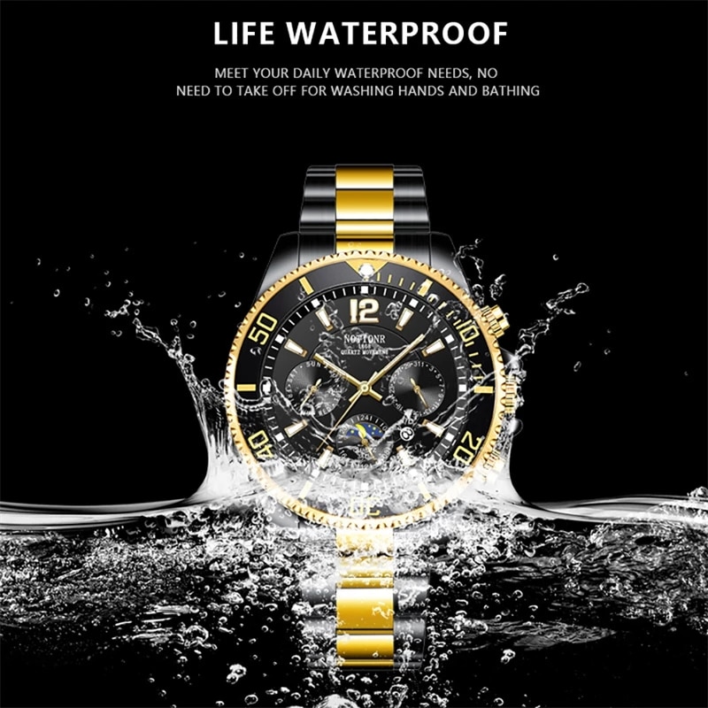 Montre à quartz en acier inoxy - Luxury Watch Strap avis et prix