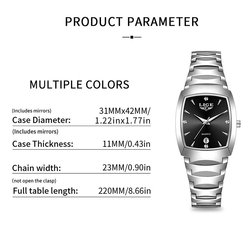LIGE montre femmes affaires lu - Luxury Watch In Usa avis et prix
