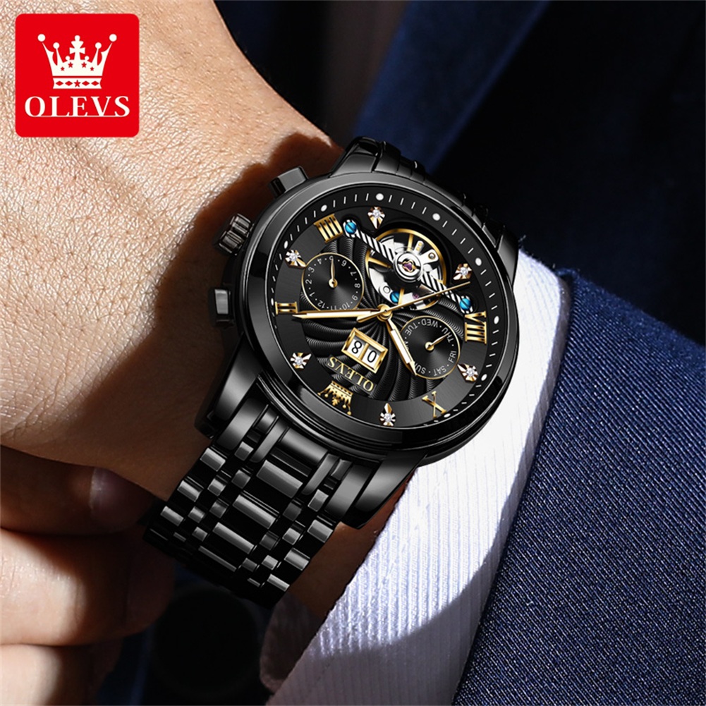 OLEVS classique hommes montres - Chronograph Flyback Watch avis et prix