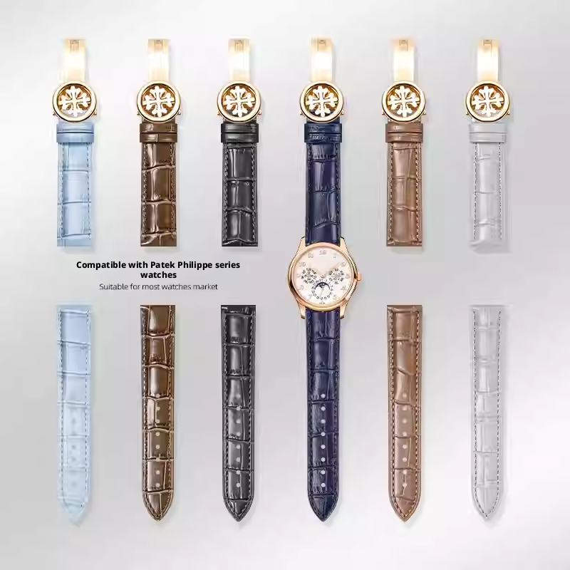 Bracelet de montre en cuir vér - Luxury Watch Patek Philippe avis et prix