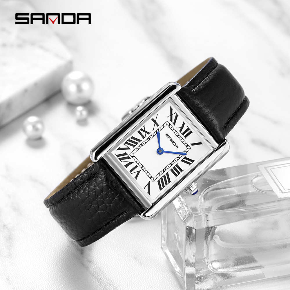 Sanda-Montres-bracelets rectan - Cartier Watch Tank avis et prix
