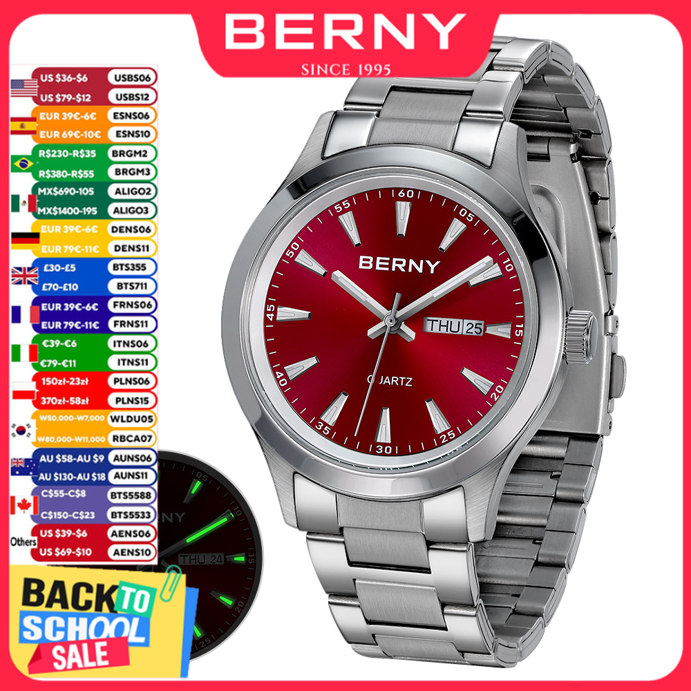 BERNY-Montre à quartz en acier - Luxury Watch Casio avis et prix