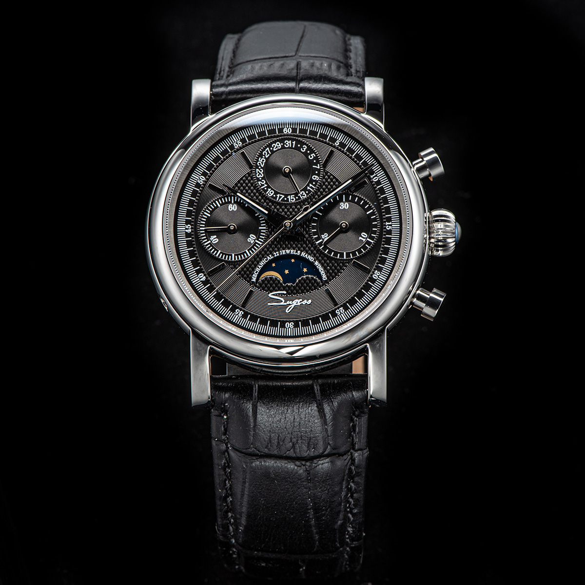 Sugess pilote chronographe mon - Chronograph Flyback Watch avis et prix
