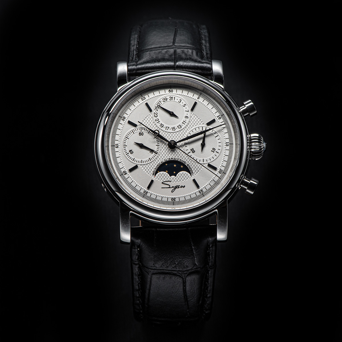 Sugess pilote chronographe mon - Chronograph Flyback Watch avis et prix
