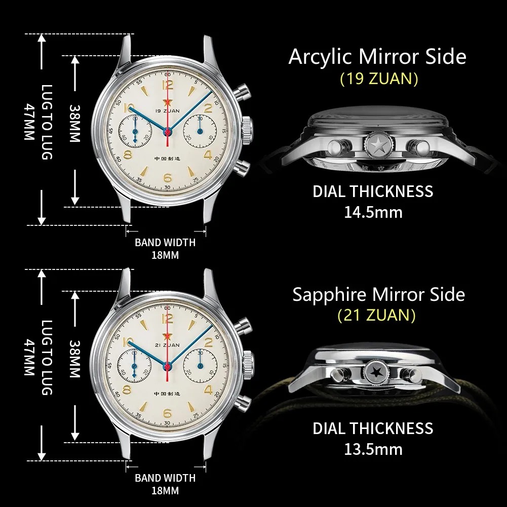SEAKOSS 1963 chronographe 40mm - Chronograph Flyback Watch avis et prix